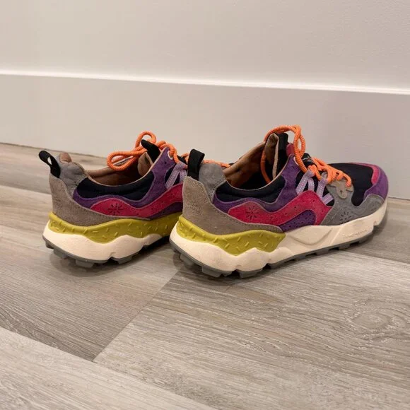 NWT Flower Mountain Yamano 3 Woman -  EU 39 - US 8 - Black-Violet Color - Picture 7 of 8